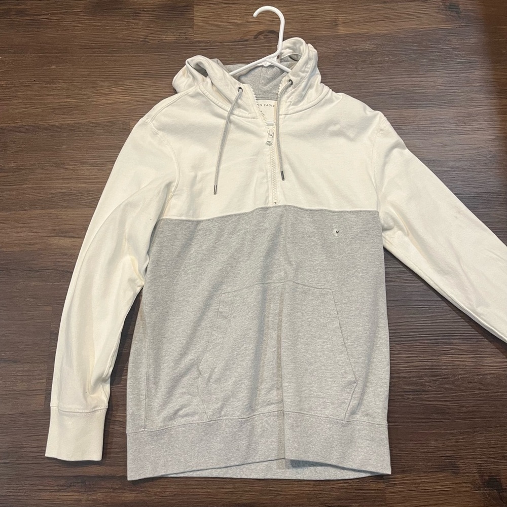 COPY - White American Eagle Quarter Zip Hoodie